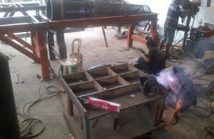 Proses Pembuatan Box Jaw pada Stone Crusher